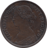 1861 FARTHING ( EF ) - Farthing - Cambridgeshire Coins