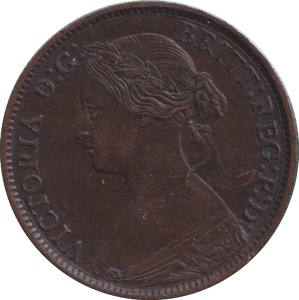 1861 FARTHING ( EF ) - FARTHING - Cambridgeshire Coins