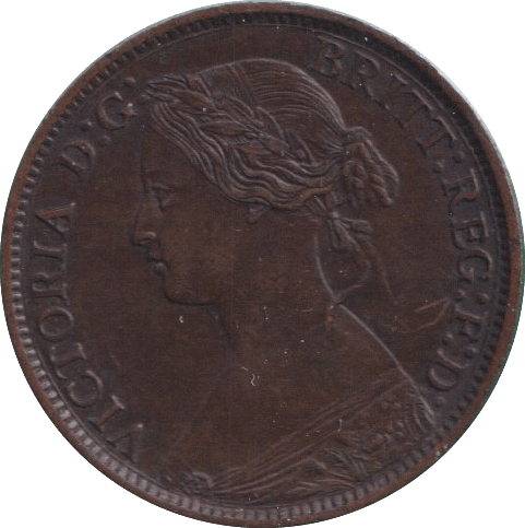 1861 FARTHING ( EF ) - FARTHING - Cambridgeshire Coins