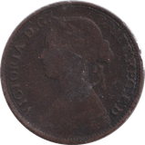 1861 FARTHING ( FINE ) - FARTHING - Cambridgeshire Coins