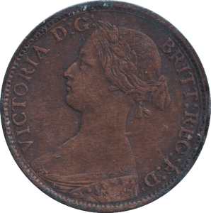 1861 FARTHING ( VF ) - FARTHING - Cambridgeshire Coins