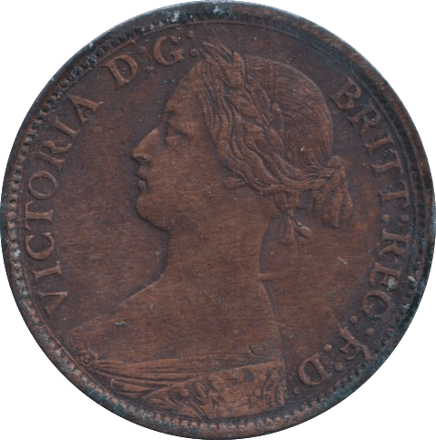 1861 FARTHING ( VF ) - FARTHING - Cambridgeshire Coins