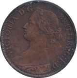 1861 FARTHING ( VF ) - FARTHING - Cambridgeshire Coins