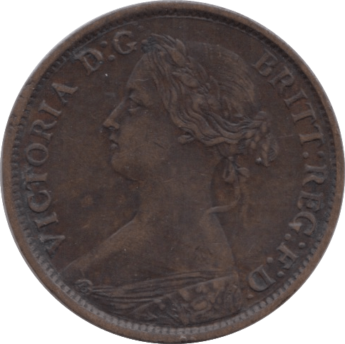 1861 FARTHING ( VF ) - Farthing - Cambridgeshire Coins