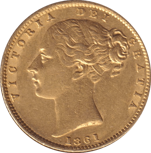 1861 GOLD SOVEREIGN ( GVF ) - SOVEREIGN - Cambridgeshire Coins