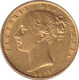 1861 GOLD SOVEREIGN ( GVF ) - SOVEREIGN - Cambridgeshire Coins
