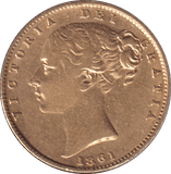 1861 GOLD SOVEREIGN ( GVF ) - SOVEREIGN - Cambridgeshire Coins