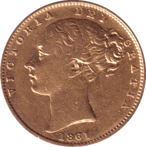 1861 GOLD SOVEREIGN ( GVF ) - Sovereign - Cambridgeshire Coins