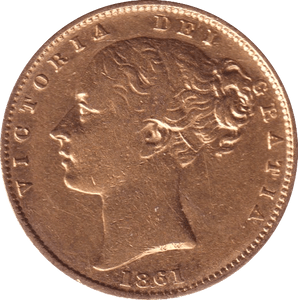 1861 GOLD SOVEREIGN ( GVF ) - Sovereign - Cambridgeshire Coins