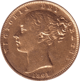 1861 GOLD SOVEREIGN ( GVF ) - Sovereign - Cambridgeshire Coins