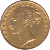 1861 GOLD SOVEREIGN ( GVF ) - SOVEREIGN - Cambridgeshire Coins