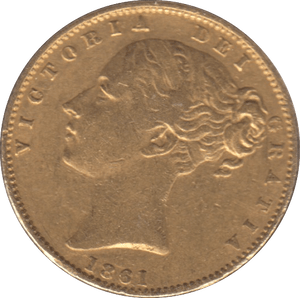 1861 GOLD SOVEREIGN ( GVF ) - SOVEREIGN - Cambridgeshire Coins