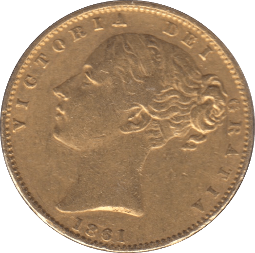 1861 GOLD SOVEREIGN ( GVF ) - SOVEREIGN - Cambridgeshire Coins