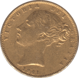 1861 GOLD SOVEREIGN ( GVF ) - SOVEREIGN - Cambridgeshire Coins