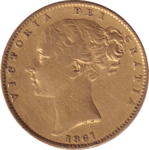 1861 GOLD SOVEREIGN ( VF ) - SOVEREIGN - Cambridgeshire Coins