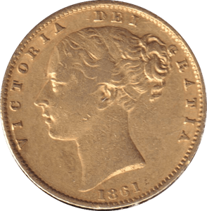 1861 GOLD SOVEREIGN ( VF ) - SOVEREIGN - Cambridgeshire Coins
