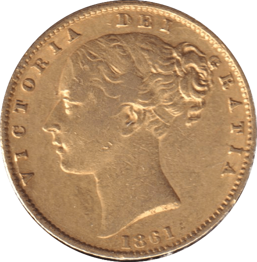 1861 GOLD SOVEREIGN ( VF ) - SOVEREIGN - Cambridgeshire Coins