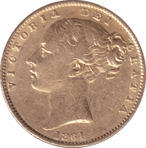1861 GOLD SOVEREIGN ( VF ) - SOVEREIGN - Cambridgeshire Coins