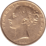 1861 GOLD SOVEREIGN ( VF ) - SOVEREIGN - Cambridgeshire Coins
