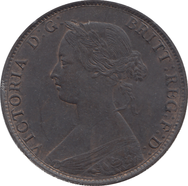 1861 HALFPENNY ( AUNC ) - HALFPENNY - Cambridgeshire Coins