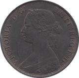 1861 HALFPENNY ( AUNC ) - HALFPENNY - Cambridgeshire Coins