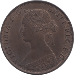1861 HALFPENNY ( BU ) - Halfpenny - Cambridgeshire Coins
