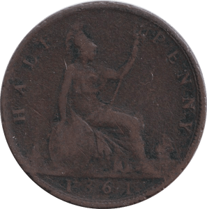 1861 HALFPENNY ( FAIR ) - HALFPENNY - Cambridgeshire Coins
