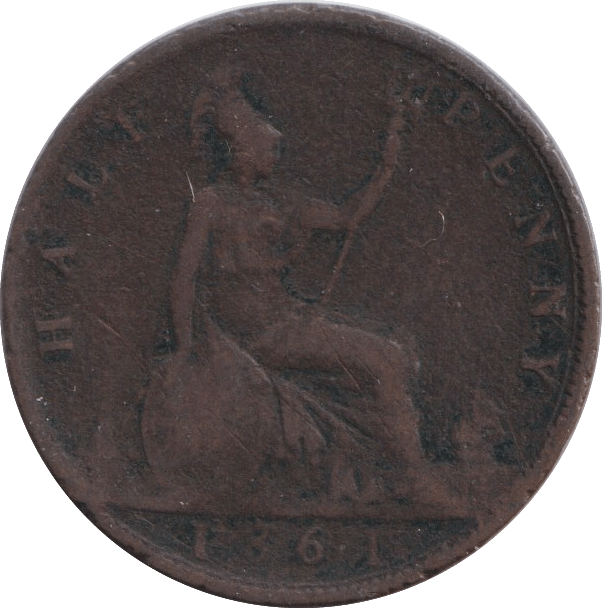 1861 HALFPENNY ( FAIR ) - HALFPENNY - Cambridgeshire Coins