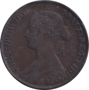1861 HALFPENNY ( FINE ) - HALFPENNY - Cambridgeshire Coins