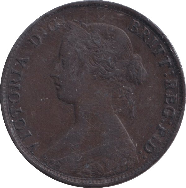 1861 HALFPENNY ( FINE ) - HALFPENNY - Cambridgeshire Coins