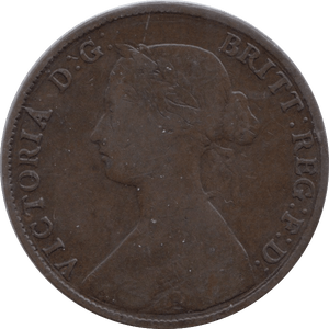 1861 HALFPENNY ( FINE ) - Halfpenny - Cambridgeshire Coins