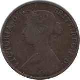 1861 HALFPENNY ( FINE ) - Halfpenny - Cambridgeshire Coins