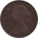 1861 HALFPENNY ( FINE ) - HALFPENNY - Cambridgeshire Coins
