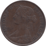 1861 HALFPENNY ( GVF ) - HALFPENNY - Cambridgeshire Coins