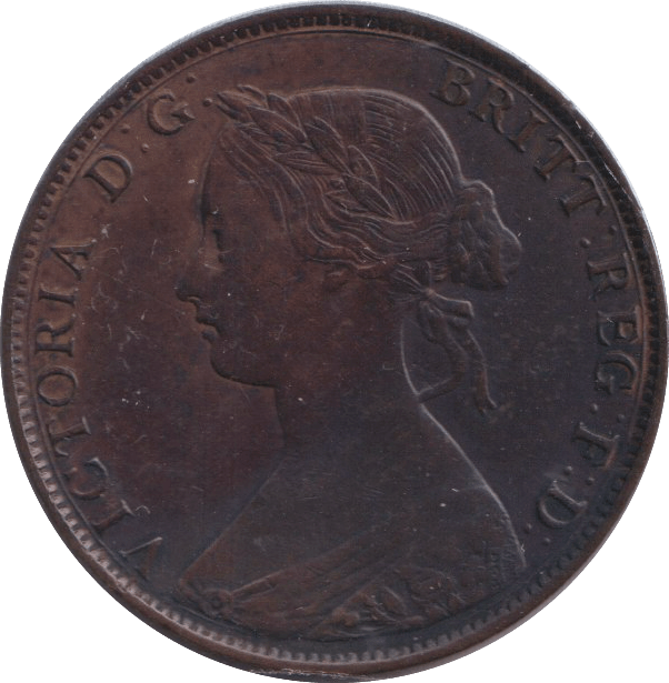 1861 HALFPENNY ( GVF ) - HALFPENNY - Cambridgeshire Coins
