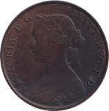 1861 HALFPENNY ( GVF ) - HALFPENNY - Cambridgeshire Coins