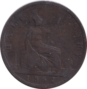 1861 HALFPENNY ( NF ) - HALFPENNY - Cambridgeshire Coins