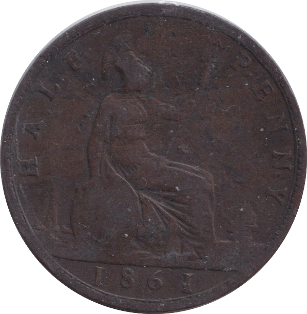 1861 HALFPENNY ( NF ) - HALFPENNY - Cambridgeshire Coins