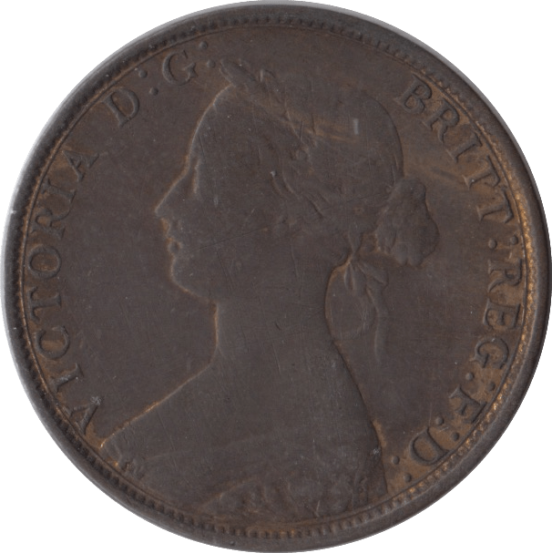 1861 HALFPENNY NOVA SCOTIA - WORLD COINS - Cambridgeshire Coins