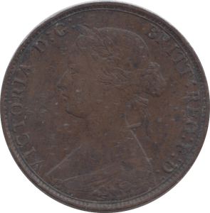 1861 HALFPENNY ( VF ) - HALFPENNY - Cambridgeshire Coins