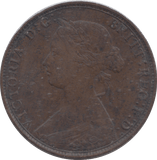 1861 HALFPENNY ( VF ) - HALFPENNY - Cambridgeshire Coins