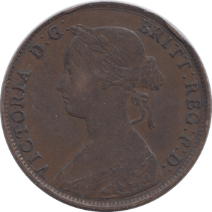 1861 HALFPENNY ( VF ) - HALFPENNY - Cambridgeshire Coins