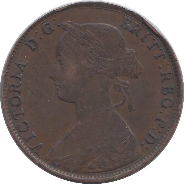 1861 HALFPENNY ( VF ) - HALFPENNY - Cambridgeshire Coins