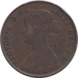 1861 HALFPENNY ( VF ) - HALFPENNY - Cambridgeshire Coins