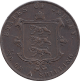 1861 JERSEY 1/26 OF A SHILLING - WORLD COINS - Cambridgeshire Coins