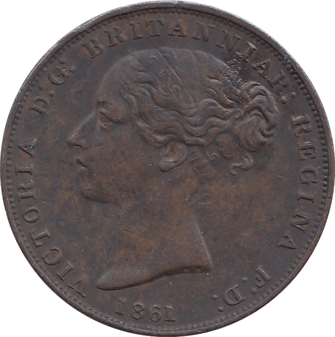 1861 JERSEY 1/26 OF A SHILLING - WORLD COINS - Cambridgeshire Coins