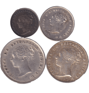 1861 MAUNDY SET - Maundy Set - Cambridgeshire Coins