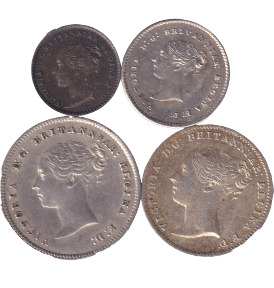1861 MAUNDY SET - Maundy Set - Cambridgeshire Coins