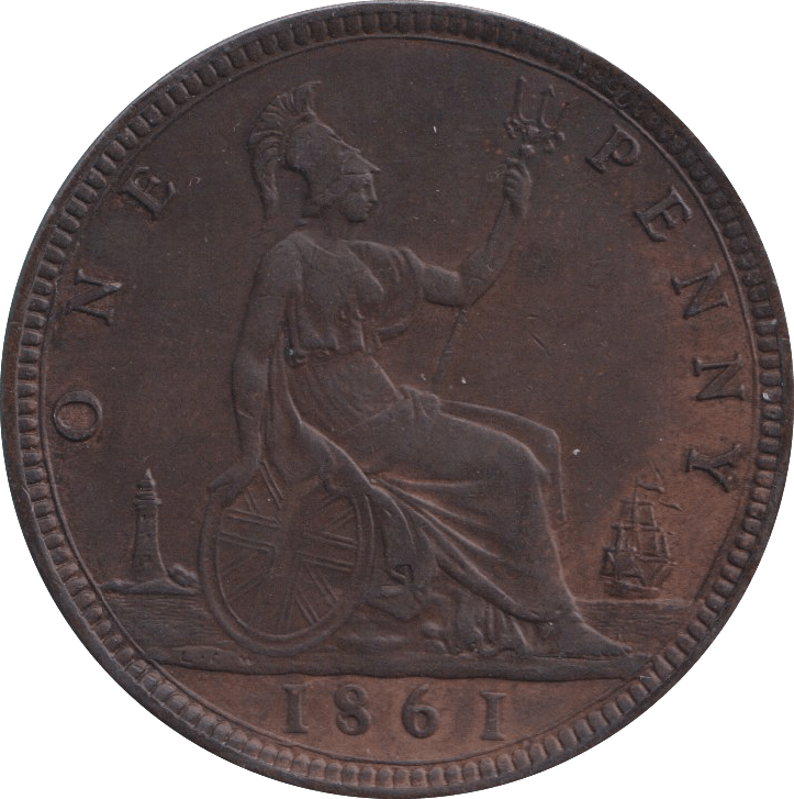 1861 PENNY ( EF ) - PENNY - Cambridgeshire Coins