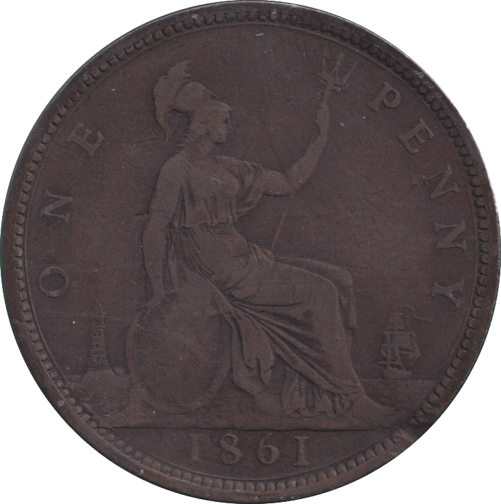 1861 PENNY ( FINE ) - PENNY - Cambridgeshire Coins
